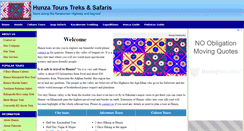 Desktop Screenshot of hunzatours.com